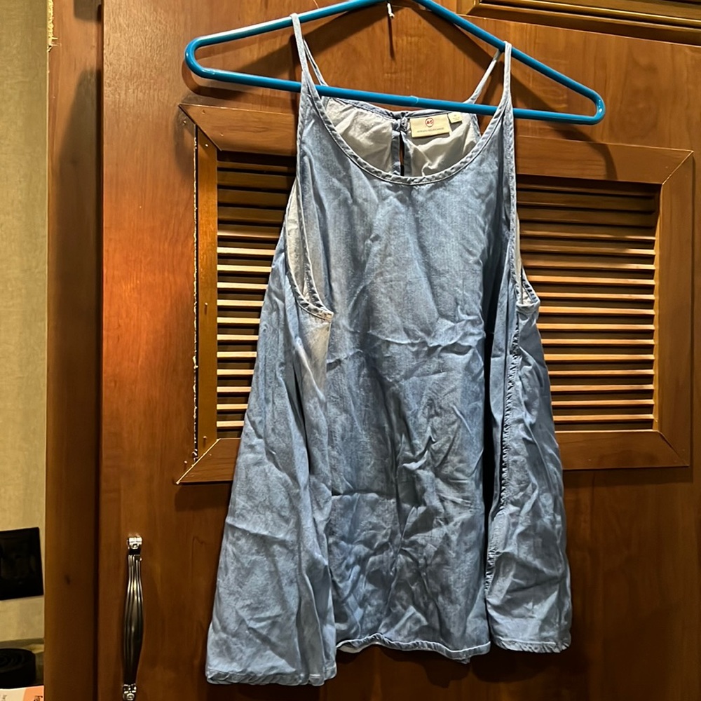 AG chambray tank blouse